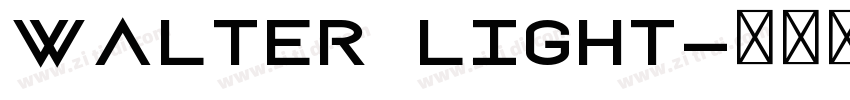 Walter Light字体转换
